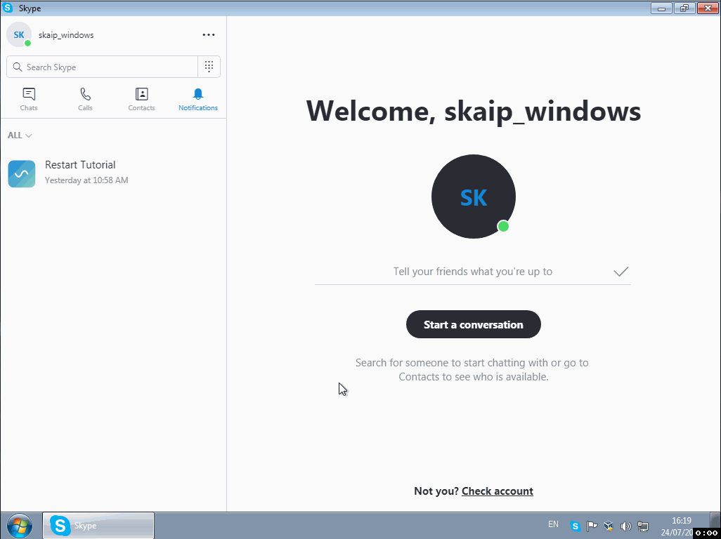 skype for mac no contacts